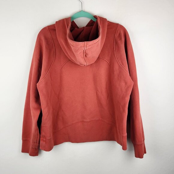 Lululemon Loungeful Hoodie Sweatshirt in Red Rock sz 10 - Picture 2 of 12